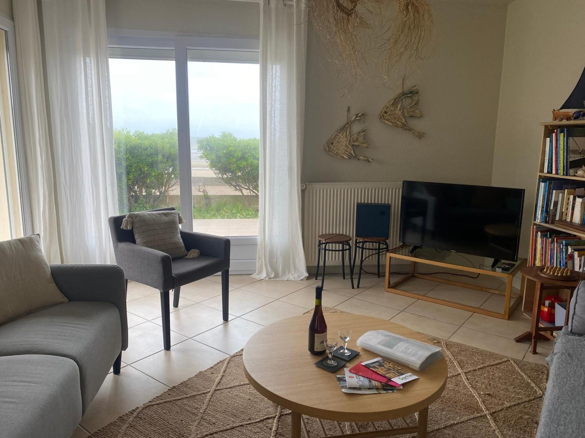 Vue Exceptionnelle En Front De Mer, 8 Personnes Ver-sur-Mer Ngoại thất bức ảnh